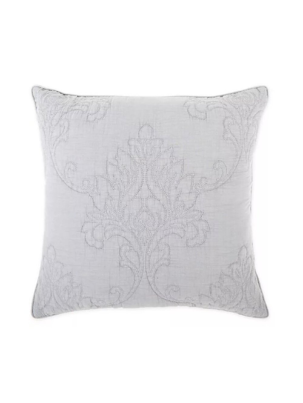 new Wamsutta 18"x18" Knightsbridge Square Throw Pillow in Gray color